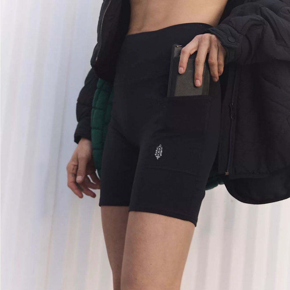 FP Movement by Free People Black Bike Shorts